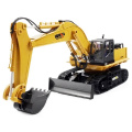 HUINA 1510 RC Alloy Excavator 2.4G 11CH Metal Remote Control Engineering Digger Truck Model Toy 680' Rotation Sound Light